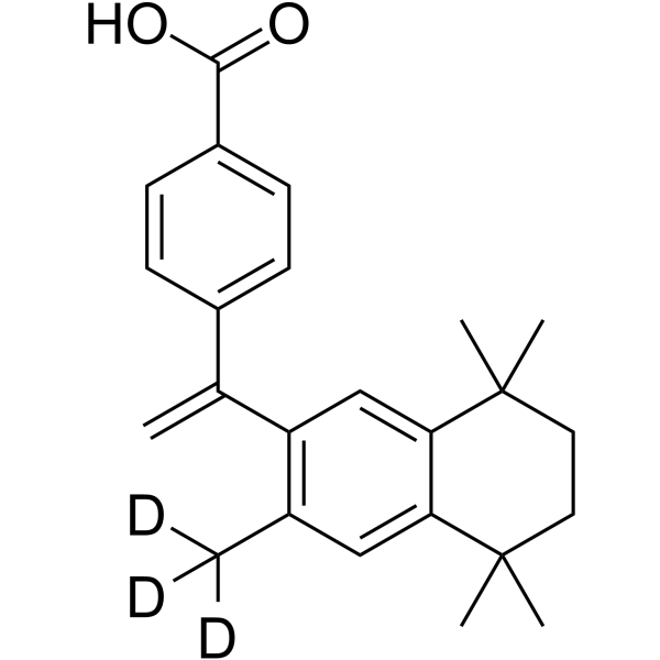Bexarotene-d3 Chemical Structure Bexarotene-d3(Synonyms: 贝沙罗汀 d3)