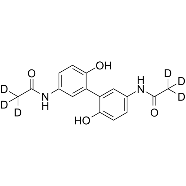 Acetaminophen dimer-d6 Chemical Structure Acetaminophen dimer-d6