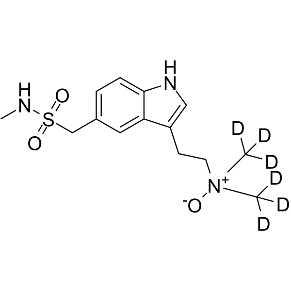 Sumatriptan N-oxide d6 Chemical Structure Sumatriptan N-oxide d6