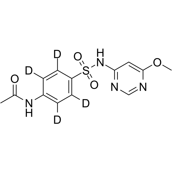 Acetylsulfamonomethoxine-d4