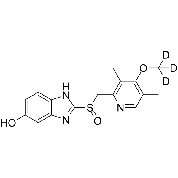 5-O-Desmethyl Omeprazole-d3 Chemical Structure 5-O-Desmethyl Omeprazole-d3