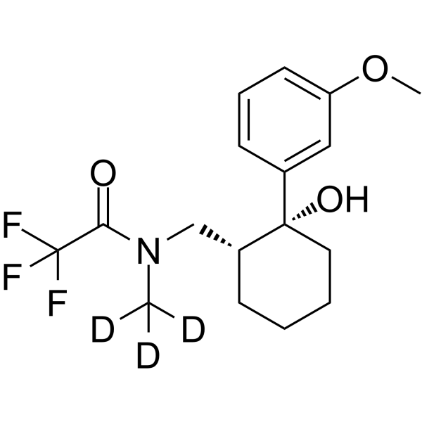 (±)-N-Desmethyl Trifluoroacetotramadol-d3