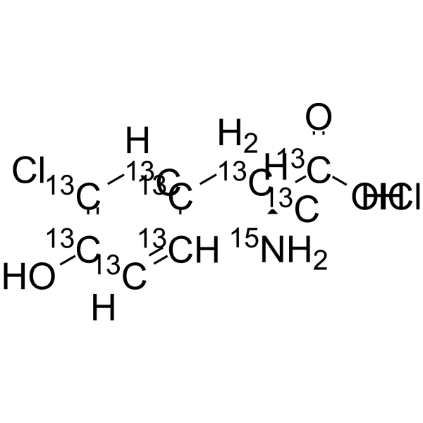 3-Chlorotyrosine-13C9, 15N hydrochloride