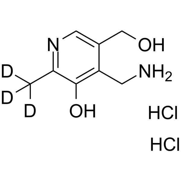 Pyridoxamine dihydrochloride-d3 Chemical Structure Pyridoxamine dihydrochloride-d3