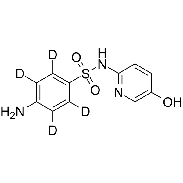 5-Hydroxysulfapyridine-d4 Chemical Structure 5-Hydroxysulfapyridine-d4