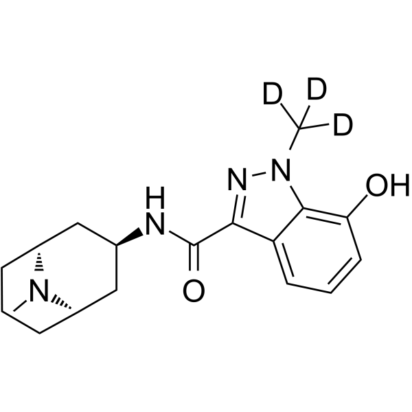 7-Hydroxy Granisetron-d3 Chemical Structure 7-Hydroxy Granisetron-d3