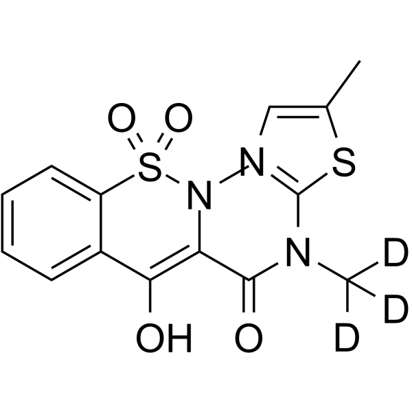 Amido methyl Meloxicam-d3 Chemical Structure Amido methyl Meloxicam-d3