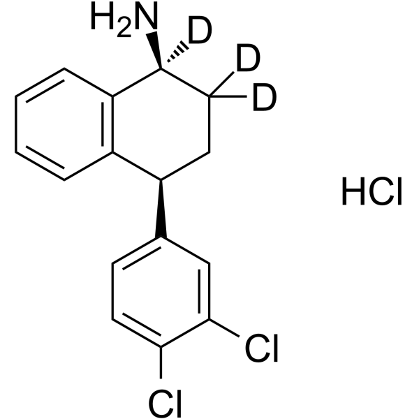 (Rac)-cis-N-Desmethyl Sertraline-d3 hydrochloride