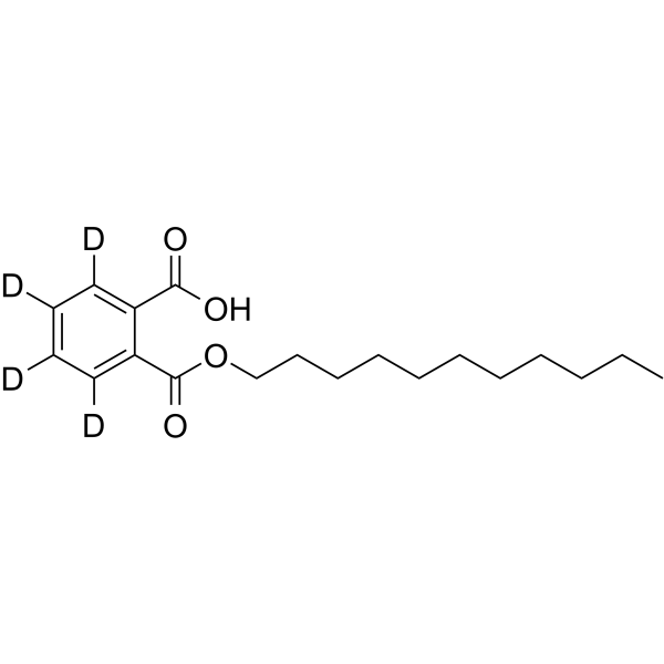 Monoundecyl phthalate-d4 Chemical Structure Monoundecyl phthalate-d4