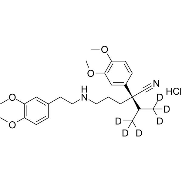 (S)-Nor-Verapamil-d6 Chemical Structure (S)-Nor-Verapamil-d6