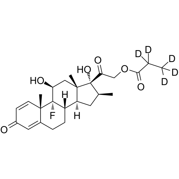 Betamethasone 21-propionate-d5 Chemical Structure Betamethasone 21-propionate-d5