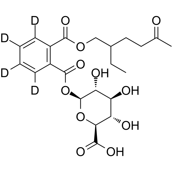 Mono(2-ethyl-5-oxo-hexyl) phthalate (phenyl) glucuronide-d4