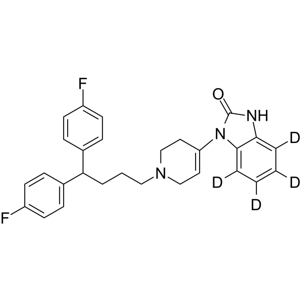 Dehydro Pimozide-d4 Chemical Structure Dehydro Pimozide-d4