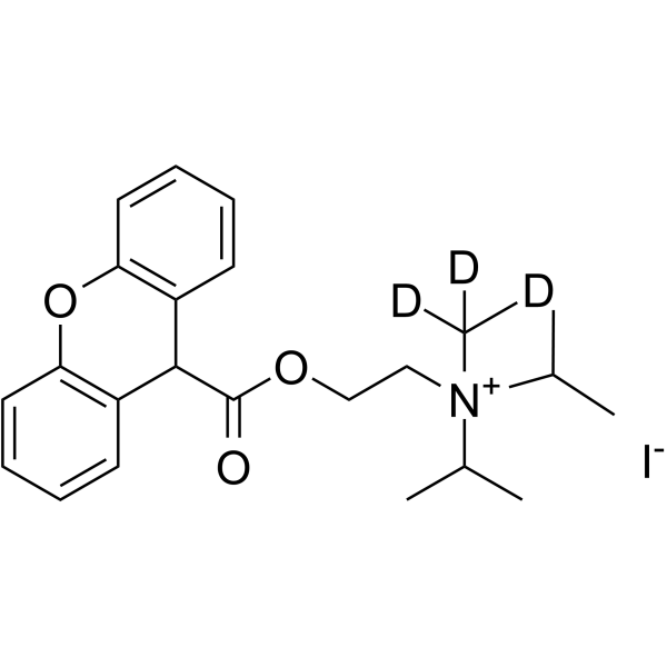 Propantheline-d3 iodide Chemical Structure Propantheline-d3 iodide