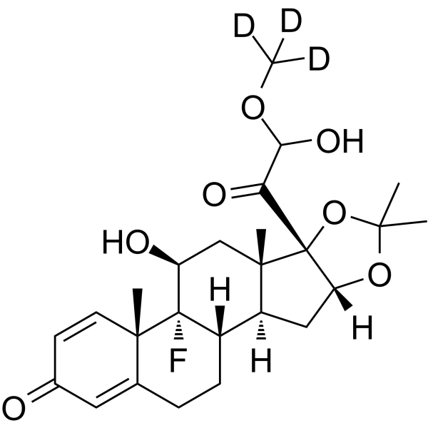 21-Methoxy Triamcinolone acetonide-d3 Chemical Structure 21-Methoxy Triamcinolone acetonide-d3