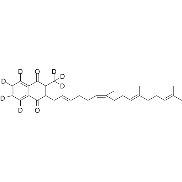 6Z-Vitamin K2-d7 Chemical Structure 6Z-Vitamin K2-d7