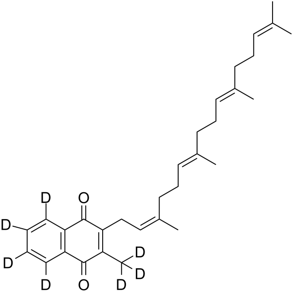 cis-Vitamin K2-d7 Chemical Structure cis-Vitamin K2-d7