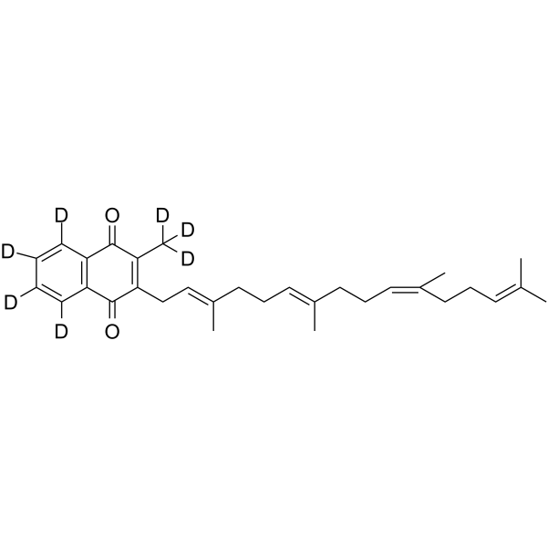 10Z-Vitamin K2-d7 Chemical Structure 10Z-Vitamin K2-d7