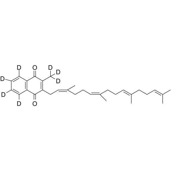 2Z,6Z-Vitamin K2-d7 Chemical Structure 2Z,6Z-Vitamin K2-d7