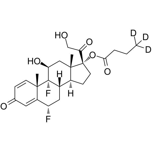 21-Desacetyl Difluprednate-d3 Chemical Structure 21-Desacetyl Difluprednate-d3