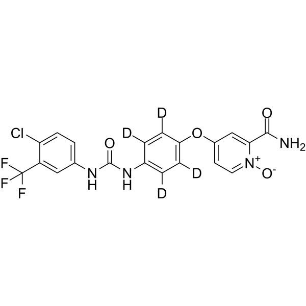 N-Desmethyl Sorafenib (pyridine)-N-oxide-d4