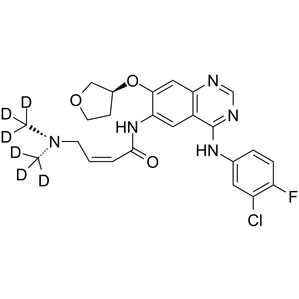 (2Z)-Afatinib-d6 Chemical Structure (2Z)-Afatinib-d6