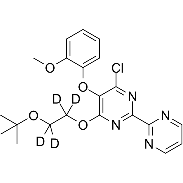 Bosentan impurity-d4 Chemical Structure Bosentan impurity-d4