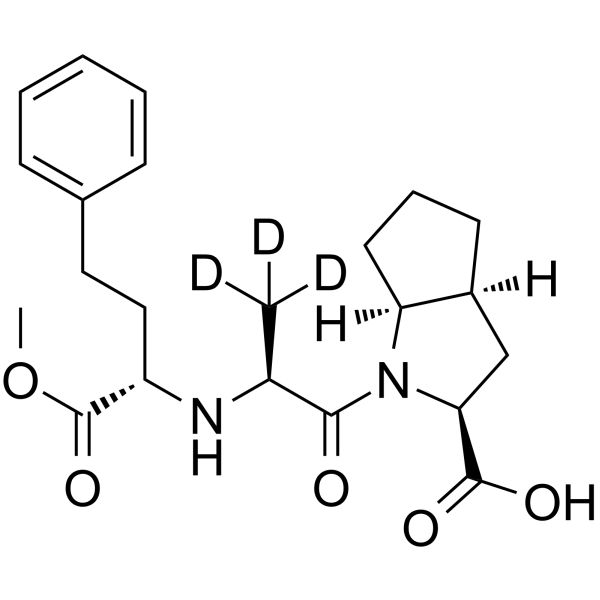 Ramipril methyl ester-d3 Chemical Structure Ramipril methyl ester-d3