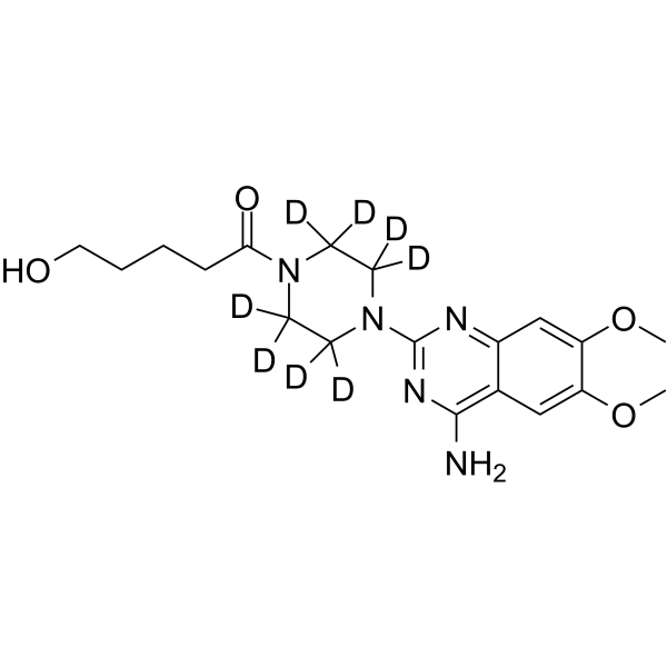 Terazosin impurity F-d8 Chemical Structure Terazosin impurity F-d8
