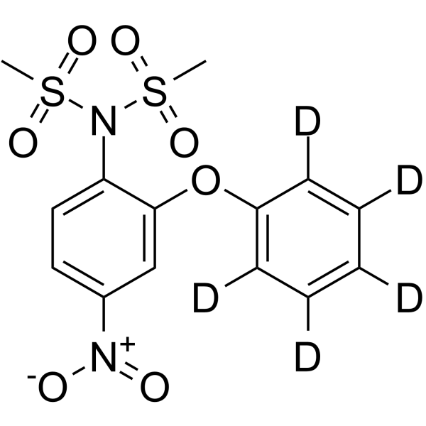 N-Methylsulfonyl nimesulide-d5 Chemical Structure N-Methylsulfonyl nimesulide-d5