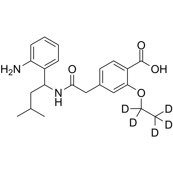 (Rac)-2-despiperidyl-2-amino Repaglinide-d5