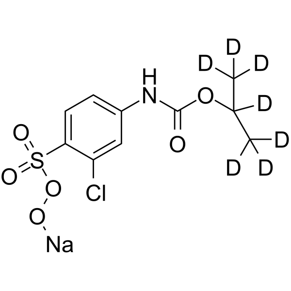 4-Hydroxychlorpropham-d7 sulfate sodium Chemical Structure 4-Hydroxychlorpropham-d7 sulfate sodium