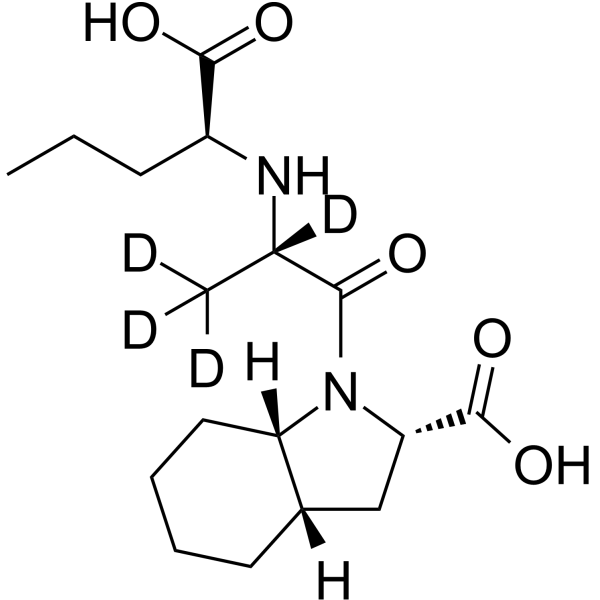 Perindoprilat-d4 Chemical Structure Perindoprilat-d4