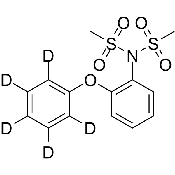 N-(Methylsulfonyl)-4-(desnitro) Nimesulide-d5 Chemical Structure N-(Methylsulfonyl)-4-(desnitro) Nimesulide-d5