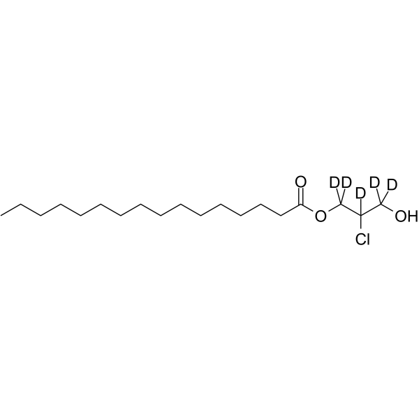 (Rac)-1-Palmitoyl-2-chloropropanediol-d5 Chemical Structure (Rac)-1-Palmitoyl-2-chloropropanediol-d5