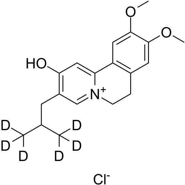 1,3,4,11b-Detetrahydrotetrabenazine-d6 chloride Chemical Structure 1,3,4,11b-Detetrahydrotetrabenazine-d6 chloride