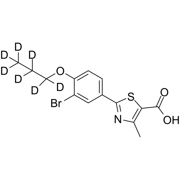 3-Descyano 3-bromo-Febuxostat-d9