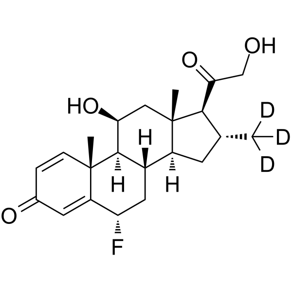Fluocortolone-d3 Chemical Structure Fluocortolone-d3