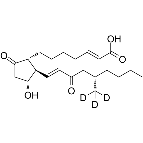 15-Keto Limaprost-d3 Chemical Structure 15-Keto Limaprost-d3