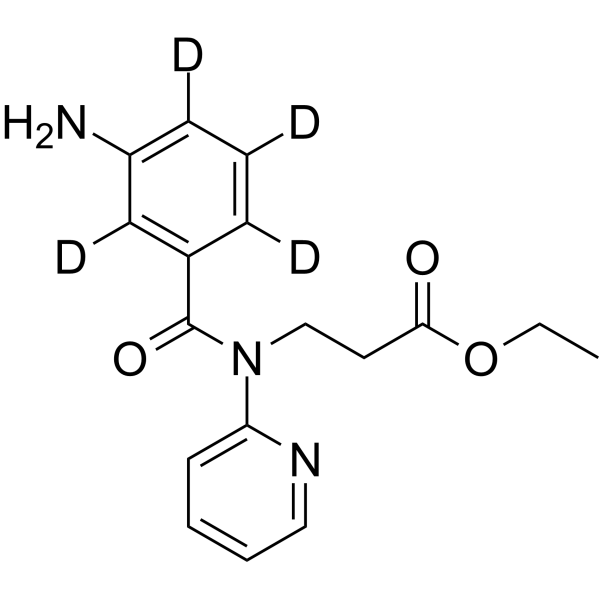 Ethyl 3-(3-amino-N-(pyridin-2-yl)benzamido)propanoate-d4 Chemical Structure Ethyl 3-(3-amino-N-(pyridin-2-yl)benzamido)propanoate-d4