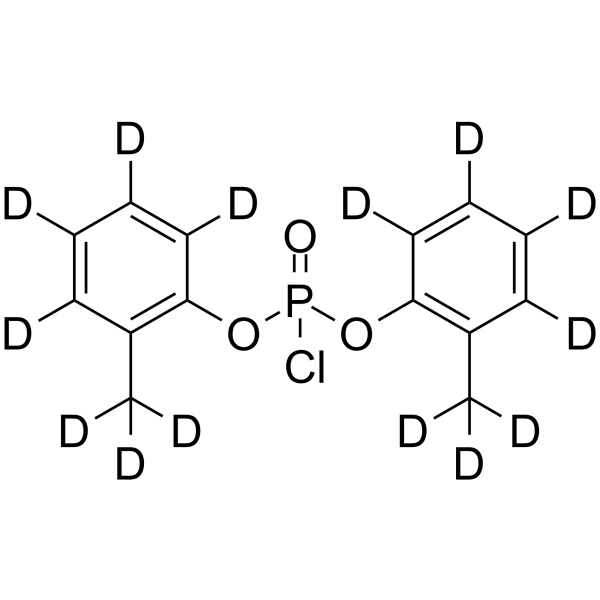 o-Tolyl phosphorochloridate-d14 Chemical Structure o-Tolyl phosphorochloridate-d14
