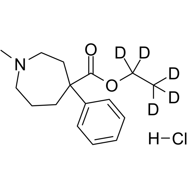 Ethoheptazine-d5 hydrochloride Chemical Structure Ethoheptazine-d5 hydrochloride