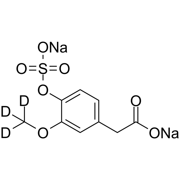 Homovanillic acid sulfate-d3 sodium