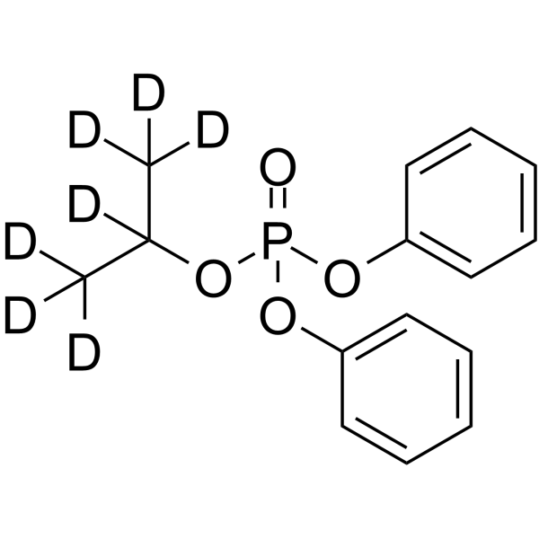 Isopropyl diphenyl phosphate-d7 Chemical Structure Isopropyl diphenyl phosphate-d7
