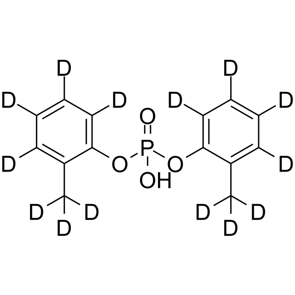 Di-o-tolyl-phosphate-d14 Chemical Structure Di-o-tolyl-phosphate-d14