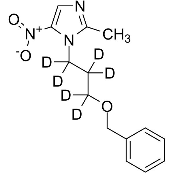 O-Benzyl Ternidazole-d6 Chemical Structure O-Benzyl Ternidazole-d6
