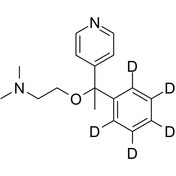 Doxylamine 4-pyridinyl isomer-d5 Chemical Structure Doxylamine 4-pyridinyl isomer-d5