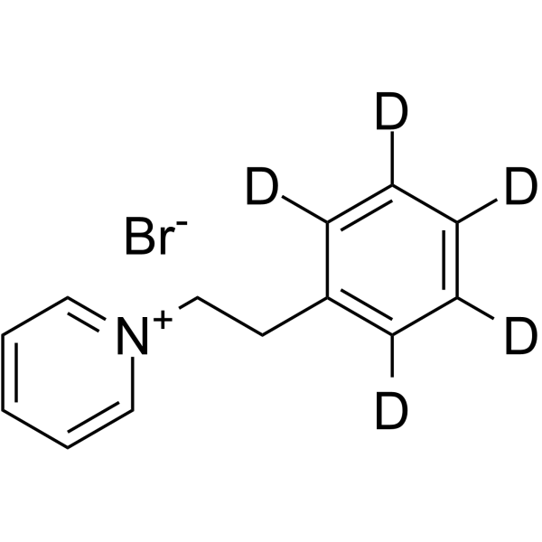 N-(Phenethyl)pyridinium-d5 bromide Chemical Structure N-(Phenethyl)pyridinium-d5 bromide