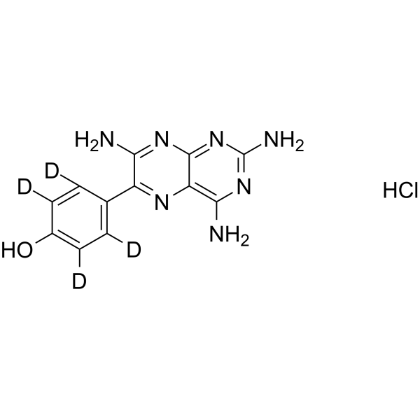 4-Hydroxy Triamterene-d4 hydrochloride Chemical Structure 4-Hydroxy Triamterene-d4 hydrochloride