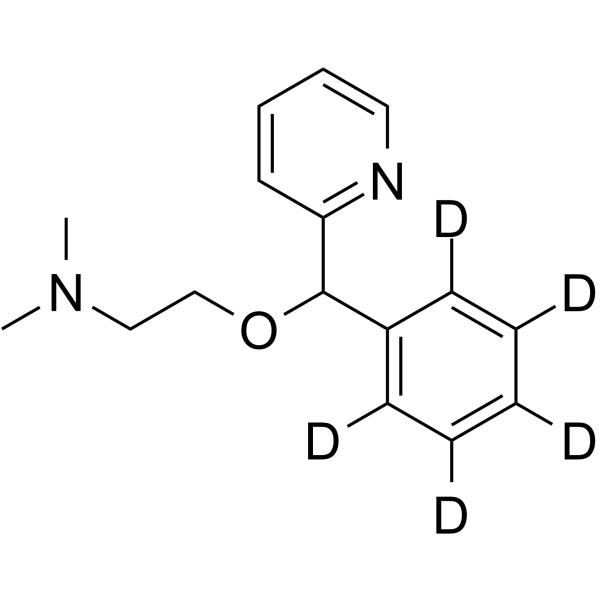 Desmethyl Doxylamine-d5 Chemical Structure Desmethyl Doxylamine-d5